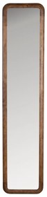 Fali tükör tömörfa kerettel 26x120 cm Nyko – White Label