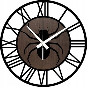 Dekoratív Halloween Pók Falióra 45 cm