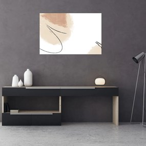 Kép - Fehér absztrakció (90x60 cm)