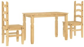 Panama 3 részes tömör fenyőfa étkezőgarnitúra