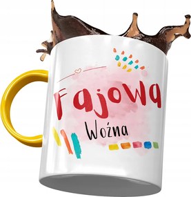 Sárga Bögre A Gondnoknőnek Cool Gondnok Ajándék Nyomtatott Fotóval