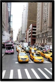 Poszterek keretben 40x60 New York taxik