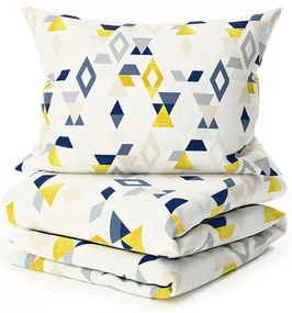 Mikroszálas ágyneműhuzat GEOMETRICA színes Ágyneműhuzat mérete: 2 db 70 x 90 cm | 200 x 220 cm