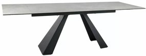 Salvadore bővíthető étkezőasztal matt krém 160-240cm