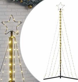 vidaXL meleg fehér LED karácsonyfa 339 LED 182 cm