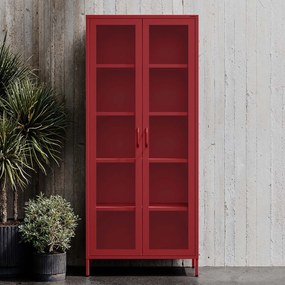 ANGELO vitrin, 800 x 1850 x 450 mm, Modern: piros