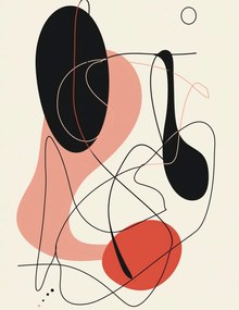 Poszter 50x65cm Absztrakt vibráció