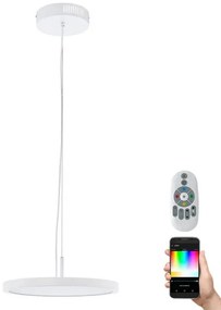 Eglo 33675 - LED RGBW Dimmelhető csillár zsinóron CERIGNOLA-C LED/21W/230V + távirányító