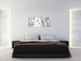 Kép - Bambusz erdő (120x50 cm)