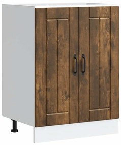 vidaXL mosdóaljzatos szekrény Lucca füstölt tölgy fűrészáru műfa