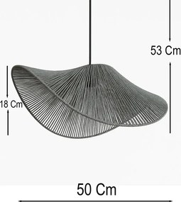 Opviq függőlámpa, szürke