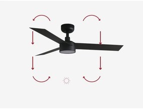 FARO 34289-1TW-LED Dimmelhető ventilátor CRUISER S LED/18W/230V 2700/4000/6500K + távirányító