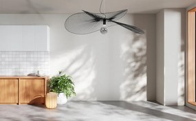 KAJA KP-28 KAPELUSZ Fekete Színű Függeszték 1xE27 15W IP20