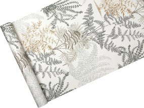 Skandináv tapéta Paprocie, gyógynövények bézs alapon