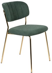 Sötétzöld étkezőszék szett 2 db-os Jolien – White Label