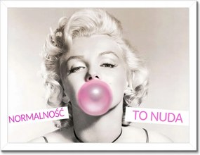 Poszterek keretben 40x30 Monroe A normalitás unalmas