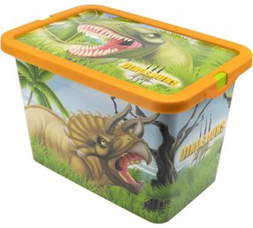 Dinoszaurusz Range műanyag tároló doboz 7 L