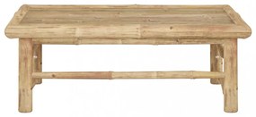 bambusz kerti asztal 65 x 65 x 30 cm