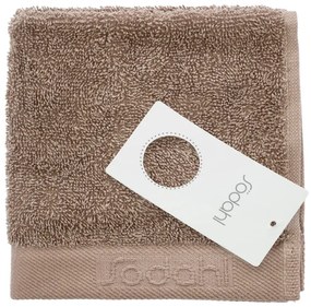 Barna frottír pamut törölköző 30x30 cm Comfort – Södahl