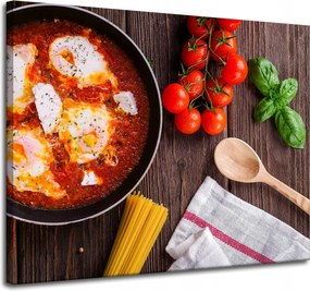 Vászonkép Konyha Főzés Spagheti 100x80