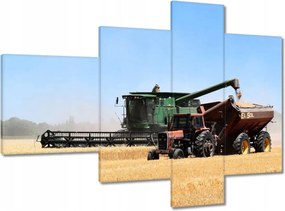 Képek 100x70 Kombájn az aratás során