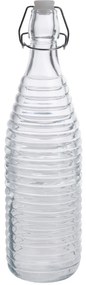 Stripes Üvegpalack fém zárócsattal 1 l
