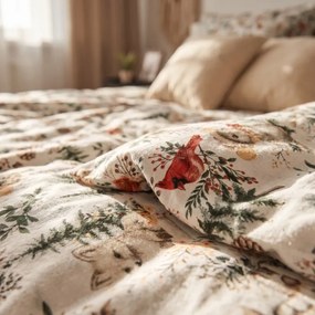 EMI Lola karácsonyi pamut ágyneműhuzat, Gyerekgarnitúra 90x130 + 45x65