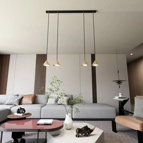 Emibig modern függeszték elit fekete arany emi1329/4