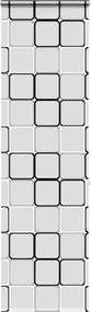 vidaXL zuhanyzó redőny kazettával 80x240 cm szövetszélesség 76 cm