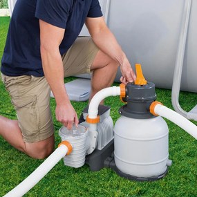 Flowclear Homokszűrős vízforgató 5,6 m³/h, ChemConnect vegyszeradagolóval