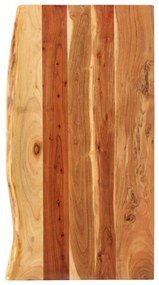 Tömör akácfa fürdőszoba piperepolc 100x52x2,5 cm