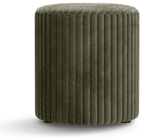 Zöld kordbársony puff Dia – Micadoni