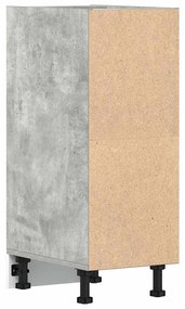 betonszürke szerelt fa alsószekrény 30x44,5x81,5 cm