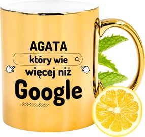 Prémium Arany Csillogó Bögre Achát Ajándék Nyomtatott Fotóval