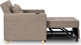 Dönthető fotel bézs, SOLOR