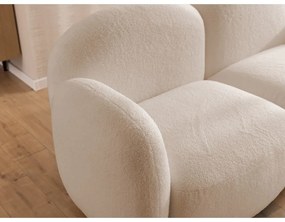 Világosbarna buklé sarokkanapé (jobb oldali-heverő résszel) Orbit – Ropez