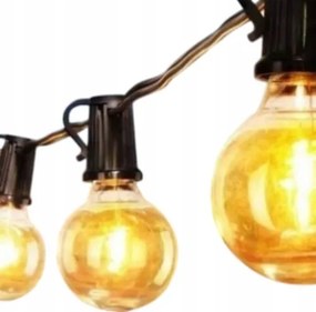 Zsinór Lámpa Girland Led Izzók Kert Terasz Dekoráció Terasz Pavilon