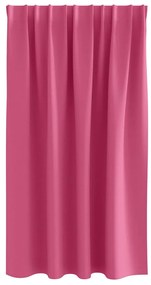 Függönyök 2 pcs Fényes rózsaszín 140x140cm Poliészter