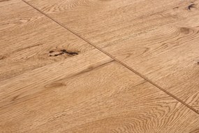 Massive bővíthető étkezőasztal – világos tölgy / fekete 160 - 250 cm
