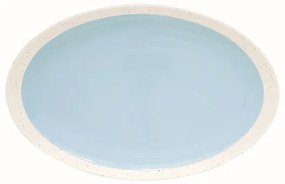 Porcelán ovál tálca Pastel & Trend Blue