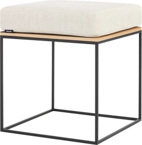 Bézs kárpitozott ülőke Feo – noo.ma