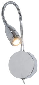 ZAMBELIS-H30 Króm Színű Fali Lámpa LED 3W IP20