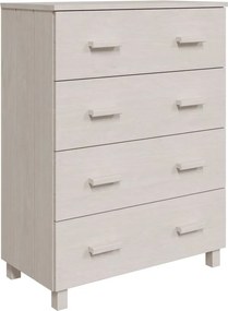 vidaXL HAMAR fehér tömör fenyőfa tálalószekrény 79 x 40 x 103,5 cm
