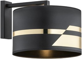 Argon Metis oldalfali lámpa 1x15 W fekete-arany 4296