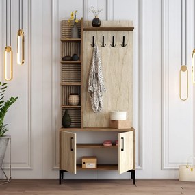 Viyana D - Walnut, Travertine