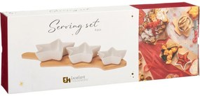 3 darabos tálalóedény-készlet tálcával Hvězda