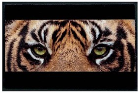 Állatos prémium lábtörlő - tigris szemek (Válassz méretet: 60*40 cm)