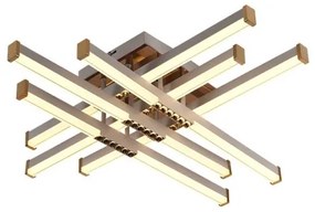 LED Dimmelhető felületre szerelhető csillár LED/90W/230V 3000-6500K + távirányítás