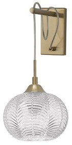 Nova Luce fali lámpa, üveg, E27 foglalattal, max. 1x12W, 9191545