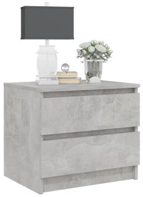 Betonszürke szerelt fa éjjeliszekrény 50 x 39 x 43,5 cm